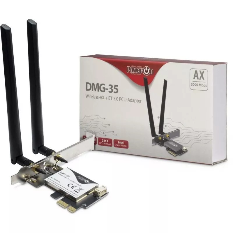 Inter-Tech DMG-35 WLAN / Bluetooth 3000 Mbit/s iebūvēts (88888149)
