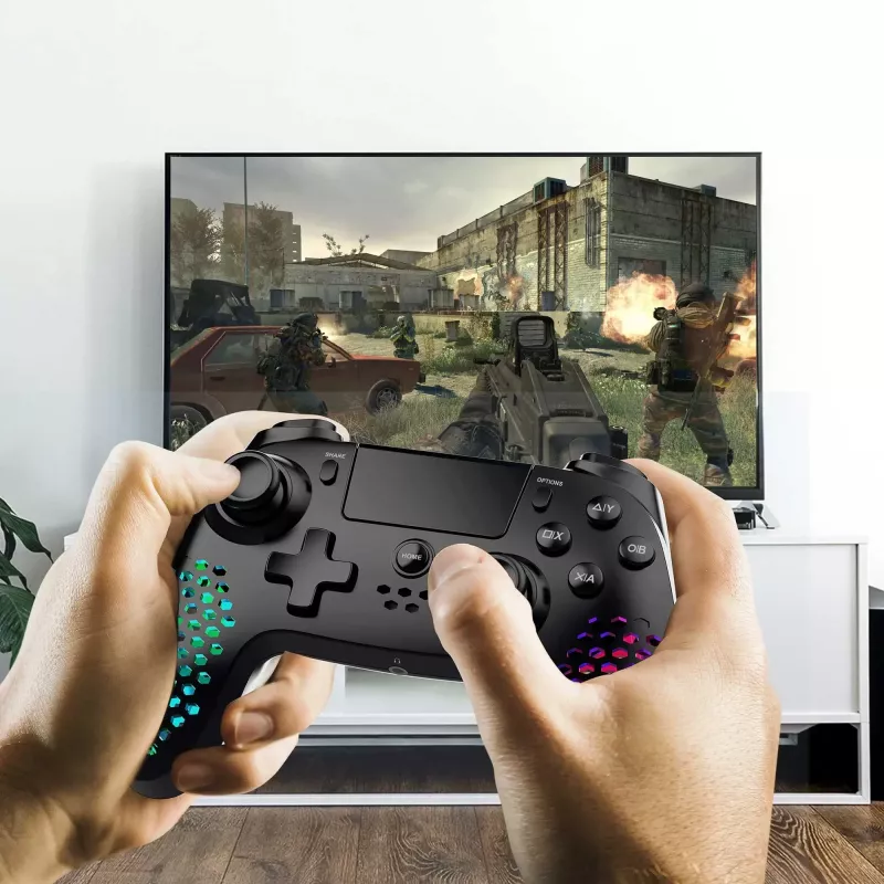Subsonic SA5654 spēļu kontrolieris Melns Bluetooth USB PC PlayStation 4 3
