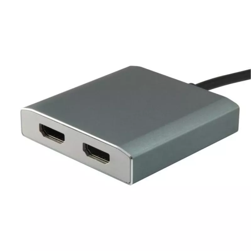 Equip USB Type-C uz 2 x HDMI sieviešu adapteris, 3.2 Gen 1 (3.1 Gen 1), USB Type-C, HDMI izvade, 4096 x 2160 pikseļi