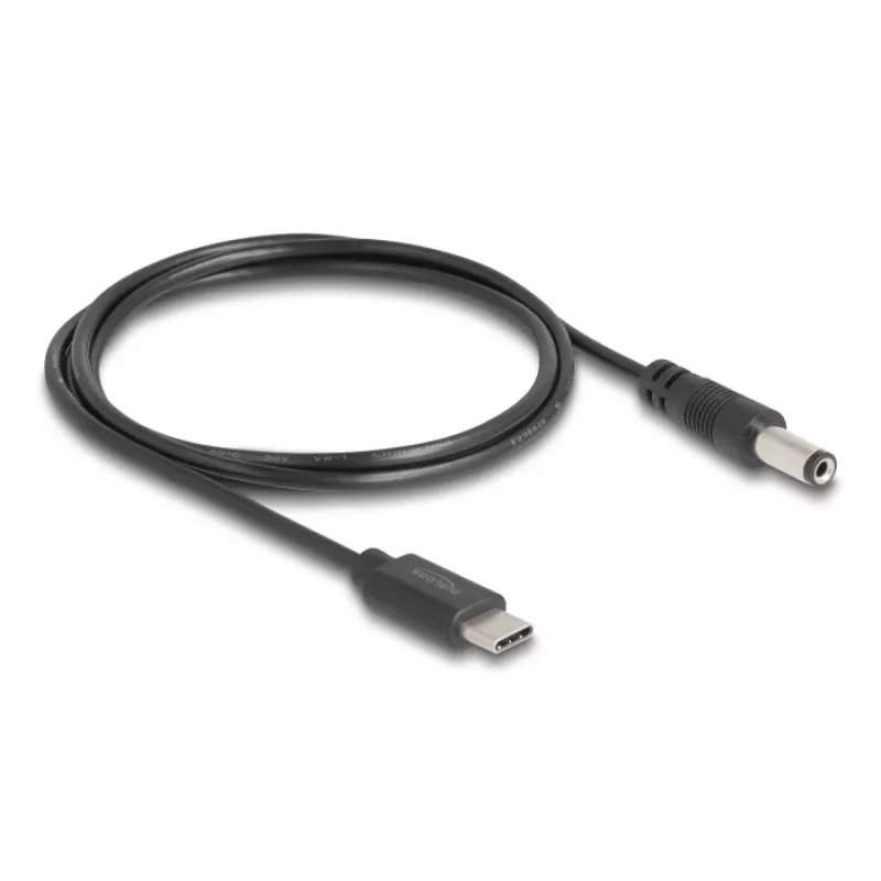 DeLOCK USB Type-C strāvas kabelis 1 m 5.5 x 2.1 mm vīrišķais 5 V 1.5 A