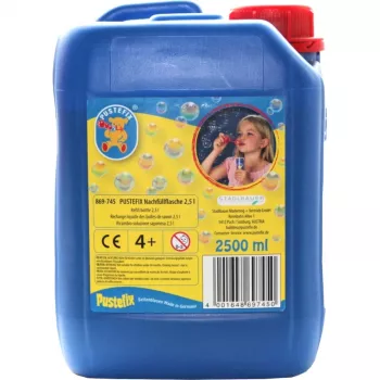 Uzpildes pudele 2,5 litri, ziepju burbuļi