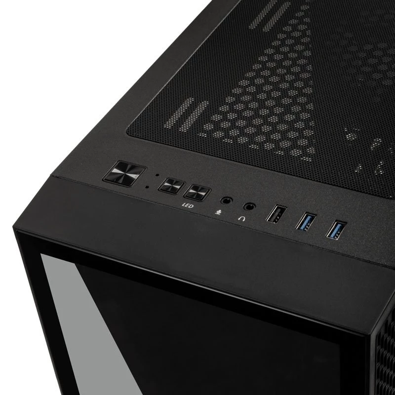 Kolink Void Rift ARGB Midi Tower - melns