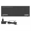 Manhattan 4K@60Hz 8 portu HDMI sadalītājs ar pazeminātu izšķirtspēju, sadala vienu HDMI ieeju astoņās HDMI izejās (1x8), 18G, EDID pārslēgs izšķirtspējas pazemināšanai, melns