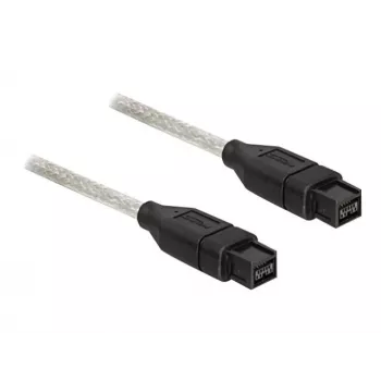 FireWire kabelis DeLOCK FireWire B/B 1,0 m pelēks