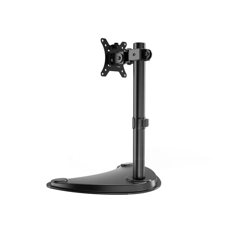 Monitora galda statīvs GEMBIRD MS-D1ST-04 13–32 collu ekrāniem, regulējams augstums un slīpums, VESA 75x75–100x100, līdz 8 kg