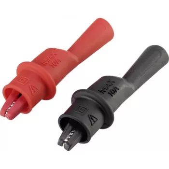 VOLTCRAFT Krokodilklemme Spraudnis 4 mm CAT III 1000 V, CAT IV 600 V Melns, Sarkans MSK-104 (VC-8083495)