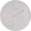 NeXtime 3096WI - Sienas pulkstenis - kvarca pulkstenis - Aplis - Balts - Koks - Koks