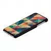 Telefona maciņš iKins iPhone XS Max — mozaīkas raksts, melns