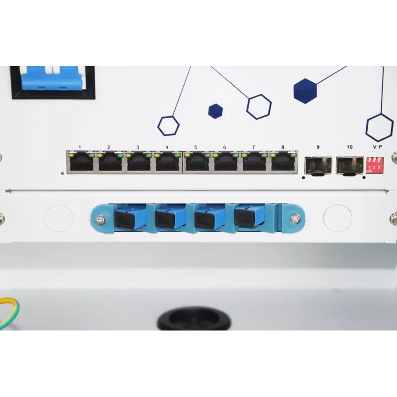 Nepārvaldāms slēdzis Extralink Atlas 8x RJ45 1000Mbps PoE 120W