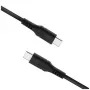 USB-C uz USB-C kabelis FIXED FIXDLS-CC12-BK, 1,2 m, 60 W jauda un dati