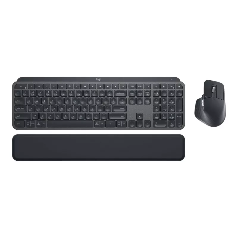 Logitech MX Keys combo for Business Gen 2 tastatūra ar peli Office RF Wireless + Bluetooth AZERTY franču Graphite