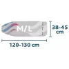 Gludināmā dēļa virsmas pārvalks VILEDA Total Reflect zils pelēks balts dēļiem 1300 x 450 mm