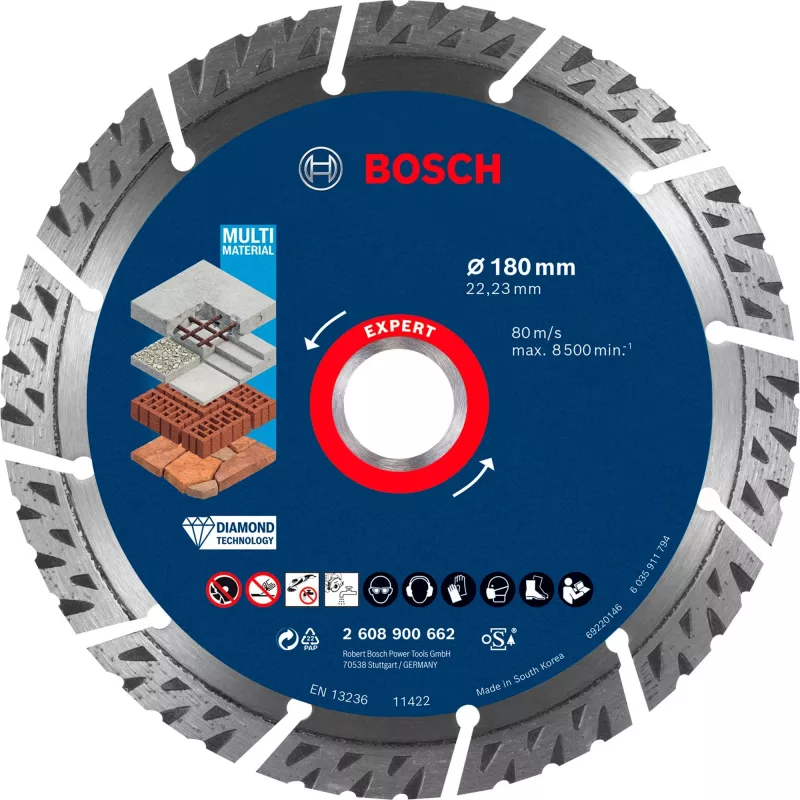 Bosch 2 608 900 662 leņķa slīpmašīnas piederums Griešanas disks
