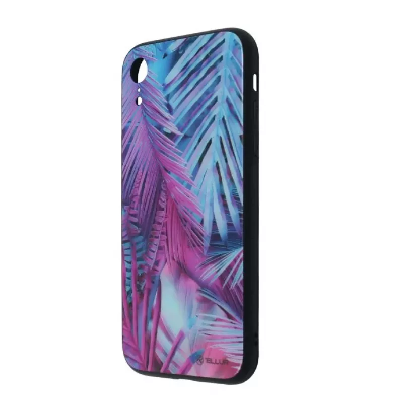 Aizsargstikls Tellur Cover Glass print iPhone XR ar apdrukātu palmas dizainu