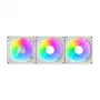 Dzesēšanas ventilatori Darkflash Gauss G24 3-in-1 Balti 120mm — komplektā 3, 120 mm