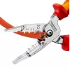 Kabeļu noņemšanas knaibles Knipex 13 76 200 ME 6 mm noņemšanas jauda Sarkans Nerūsējošais tērauds Dzeltens