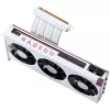 PHANTEKS PCI-E 4.0 x16 pacēlāja lentes kabelis, 180 grādi, 30 cm - balts