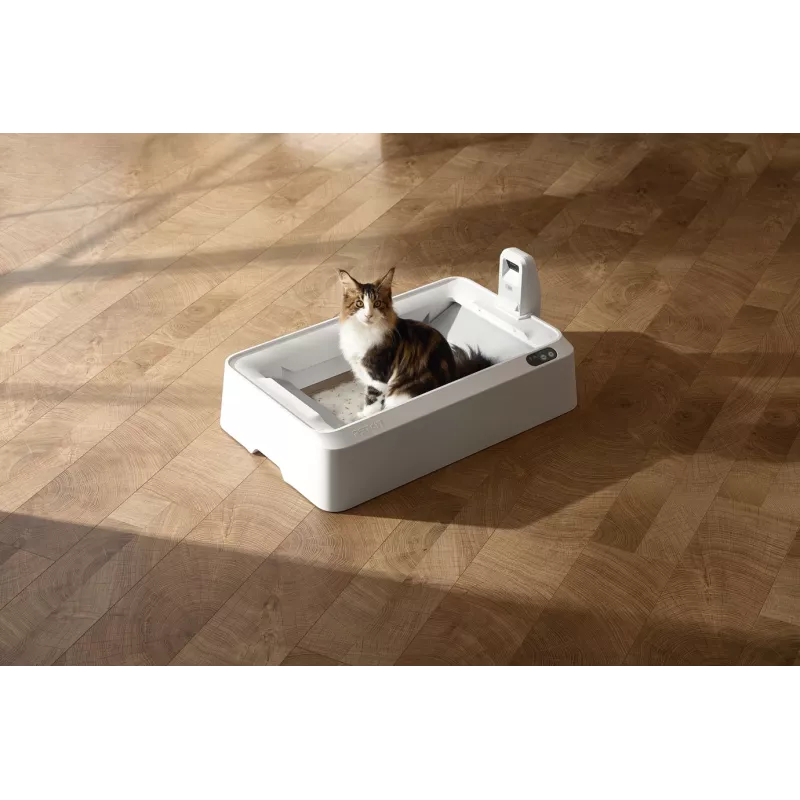 Pašattīroša kaķu tualetes kastīte PETKIT T7-EU, balta
