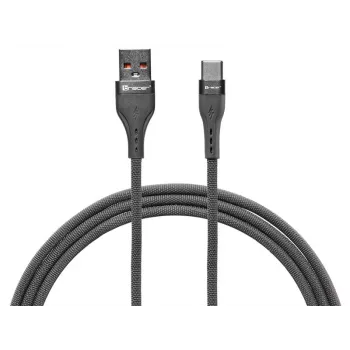 Tracer 47487 USB A - Type C M/M 1m kabelis pelēks