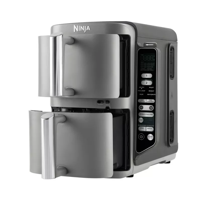 Ninja Double Stack XL Air Fryer 2 nodalījumi ar temperatūras zondi SmartCook 9,5 L SL451EU
