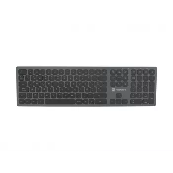 NATEC NKL-1830 klaviatūra universāla RF bezvadu Bluetooth QWERTY spāņu melna pelēka