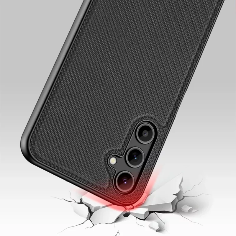 StyleShell NYLO, telefona maciņš melns, Samsung Galaxy A15 5G / A15 4G