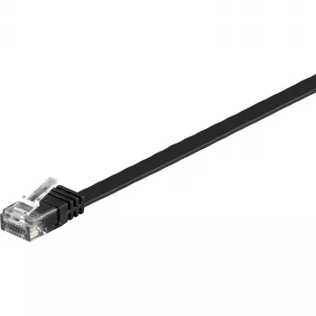 Goobay 95386 Ethernet komutācijas kabelis, melns