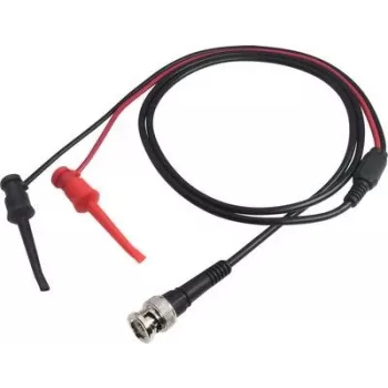 VOLTCRAFT BNC mērvads 1,14 m melns, sarkans MSC-101