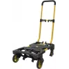 Stanley salokāms transportēšanas ratiņi līdz 70/137 kg, dzeltens, melns