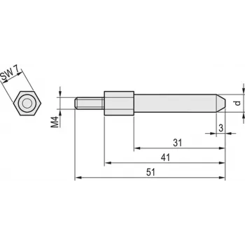 SCHROFF 60895018 kodēšanas tapa 20 gab. (60895018)