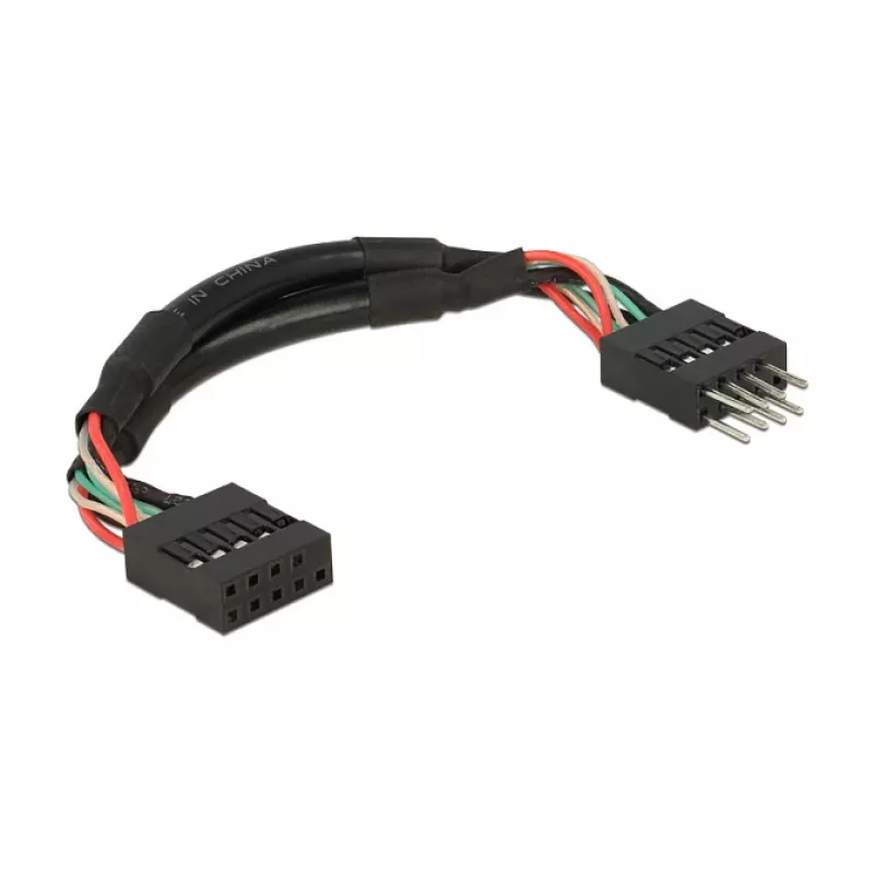 Kabelis DeLOCK 0,1m 2xUSB2.0 10p