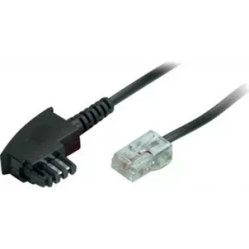 telefona kabelis ShiverPeaks BS70002-10 10 m Melns