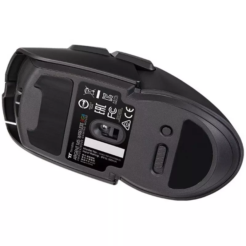 Thermaltake Argent M5 pele piemērota abām rokām RF bezvadu+Bluetooth+USB Type-A optiskā 16000 DPI (GMO-TMF-HYOOBK-01)