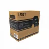 L33T Gaming 160382 Luksusa spēļu krēsla spilvenu komplekts, atmiņas putas, samts, īpaši mīksts, melns