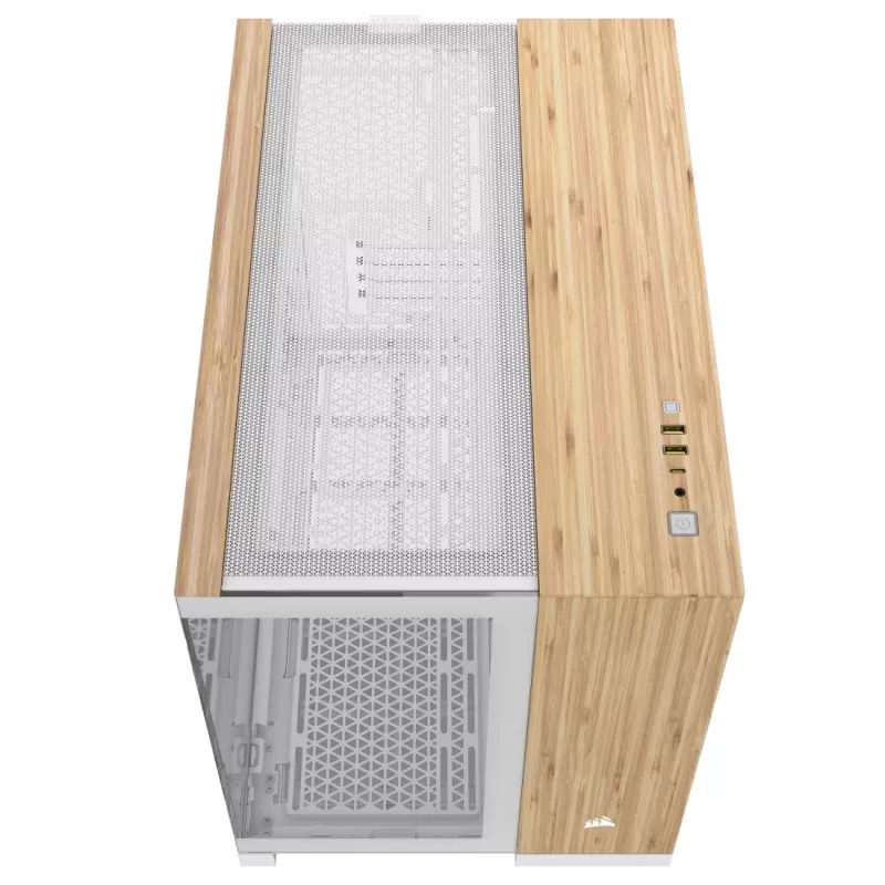 Datora korpuss Corsair CC-9011288-WW Midi Tower Bamboo, Balts