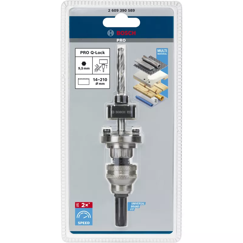 Adapteri ar sešstūra ligzdu Bosch Q-Lock 2609390589