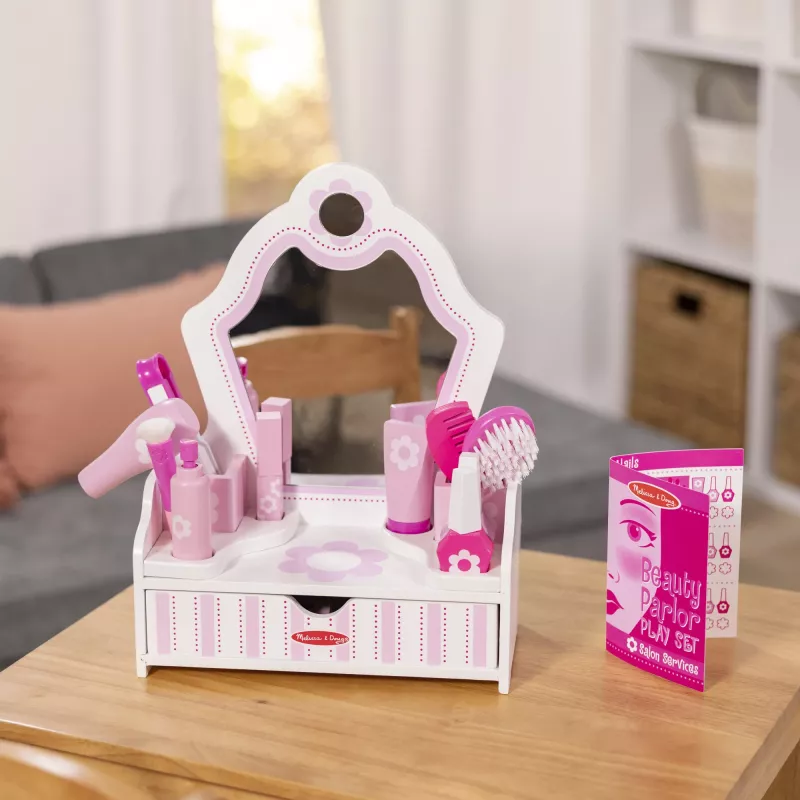Melissa & Doug - Skaistumkopšanas salons, lomu spēle