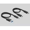 Karšu lasītājs DeLOCK USB Type-C priekš CFast SD + USB centrmezgls