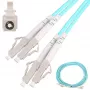 Extralink Patchcord LC/UPC-LC/UPC, Daudzmodu, Duplekss, 50/125µm, 3mm, 2m