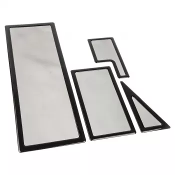 Putekļu filtru komplekts DEMCiflex NZXT Switch 810, melns uz melna, rezerves filtri