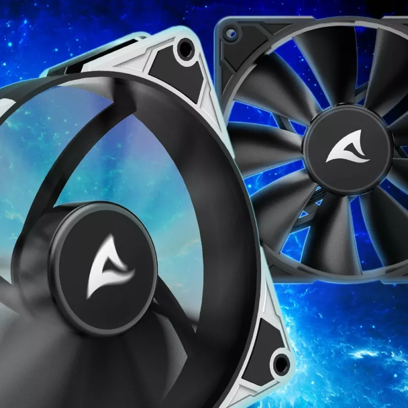 SHARKOON SilentStorm BW120 PWM 120mm korpusa ventilators