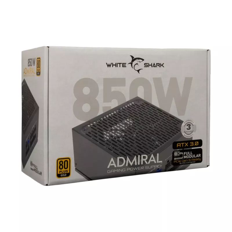 Barošanas bloks White Shark GPSU-850W Admiral 850 W