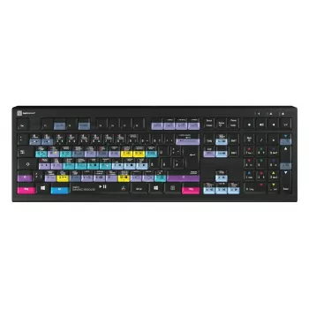 Logickeyboard ASTRA 2 tastatūra USB QWERTZ angļu melna pilna izmēra 108 taustiņi