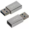 LogiLink AU0056 USB 3.2 Gen 1 adapteris USB Type-C ligzda, sudraba krāsā