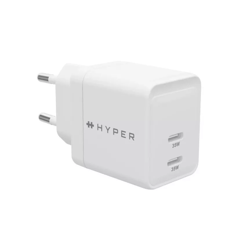 HYPER HJG35EU mobilās ierīces lādētājs Austiņas, Bezvadu austiņas, Viedtālrunis, Pulkstenis Balts Maiņstrāvas ātra uzlāde Iekštelpām