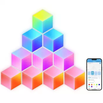 LED viedais panelis Govee B6066 Hexa Pro RGBIC Bluetooth Wi‑Fi 10gab.