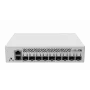Pārvaldīts L3 tīkla komutators MikroTik CRS310-1G-5S-4S+IN — 1U, 1x Gigabit, 5x SFP, 4x SFP+, 10G, līdzstrāva/PoE 18–57V, 20W maks.