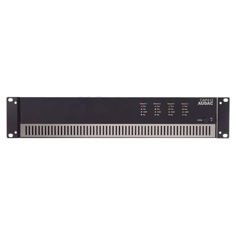 AUDAC CAP412 audio pastiprinātājs 4.0 kanāli 480 W D klase melna