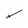 Wentronic Goobay CAT 6 plakanais komutācijas kabelis, U/FTP, melns, 15 m - vara materiāls (94238)