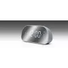 Pulksteņa radio Muse M-170CMR — digitālais pulksteņa radio, 1,2 collu LED displejs, FM, maiņstrāva 230 V, AAA rezerves baterija, spogulis/baltā krāsā